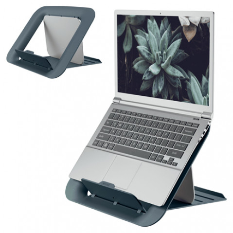 LEITZ Podstawka pod laptopa Ergo Cosy, szara - Galeria zdjęcie 1
