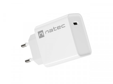NATEC ŁADOWARKA SIECIOWA RIBERA USB-C 20W PD BIAŁA - Galeria zdjęcie 7