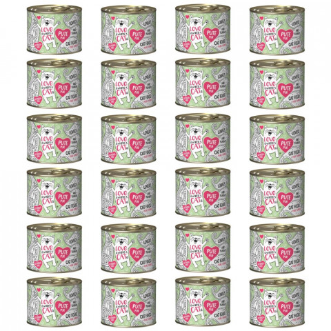 LOVE IS WHERE A CAT IS Indyk - mokra karma dla kota - 24x200g - Galeria zdjęcie 1