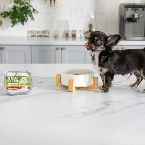VetExpert Raw Paleo Wołowina Pate Mini Puppy alu tray 150g - Galeria zdjęcie 4