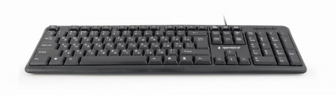 Klawiatura Gembird przewodowa KB-U-103-RU ( czarny rosyjska USB ) - Galeria zdjęcie 6