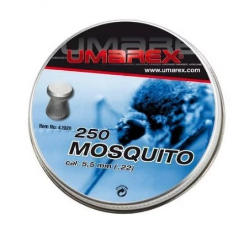 Śrut 5,5mm UMAREX Mosquito płaski 250szt (4.1920.1) - Galeria zdjęcie 1