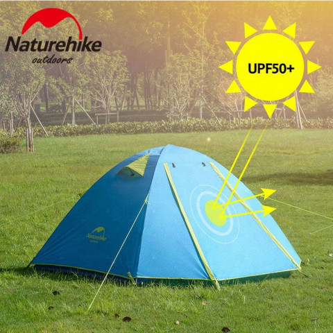 Naturehike Namiot P-Series 3 UV NH18Z033-P-Forest Green - Galeria zdjęcie 7