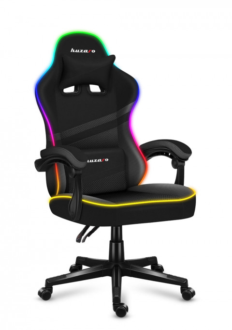 Fotel gamingowy Huzaro Force 4.4 RGB Black - Galeria zdjęcie 4