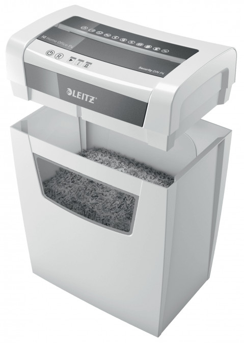 Leitz Niszczarka IQ Home Office P4, 10 kartek, 23 l kosz - Galeria zdjęcie 3