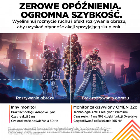 MONITOR HP LED, QHD 32" OMEN 32c (780K6E9) 165Hz - Galeria zdjęcie 13