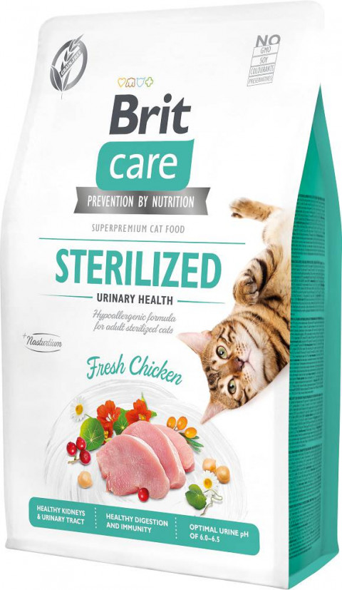 BRIT Care Grain-Free Sterilized Urinary - sucha karma dla kota - 2 kg - Galeria zdjęcie 1