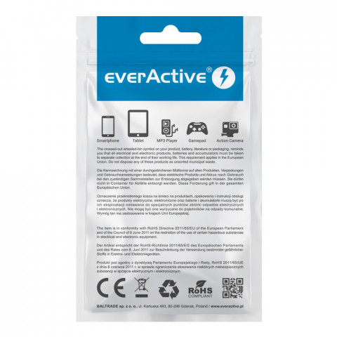 EVERACTIVE KABEL USB LIGHTNING, SILIKON,1M CBS-1IW - Galeria zdjęcie 3