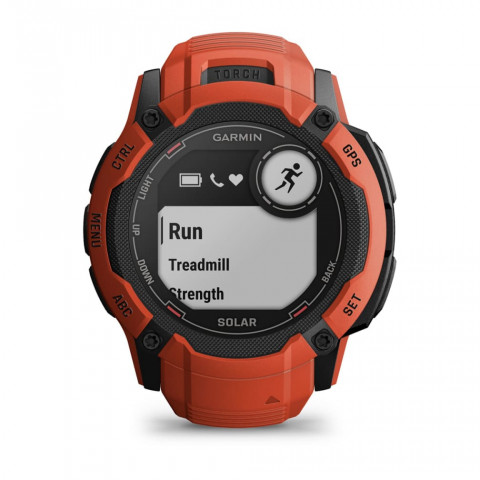 Zegarek sportowy Garmin Instinct 2X SOLAR Czerwony - Galeria zdjęcie 4