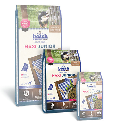 BOSCH Maxi Junior 3kg - sucha karma dla szczeniąt - Galeria zdjęcie 1