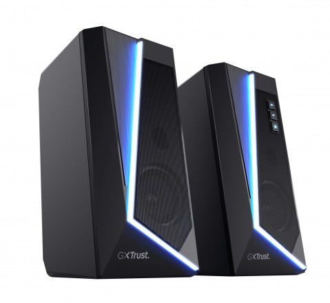 Głośniki Trust GXT 609 ZOXA RGB Illuminated Set Black (24070) - Galeria zdjęcie 2