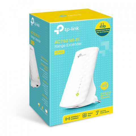 Wzmacniacz SieciowyTP-LINK RE200 Wireless Range Extender 802.11b/g/n/ac AC750 , Wall-Plug - Galeria zdjęcie 4