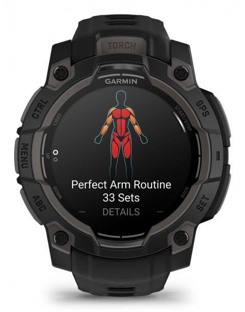 Smartwatch GARMIN Instinct 3 45mm Black - Galeria zdjęcie 3