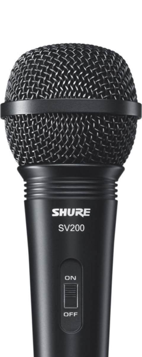 Shure SV200 - Mikrofon dynamiczny, uniwersalny, kardioidalny, włącznik, kabel - Galeria zdjęcie 1