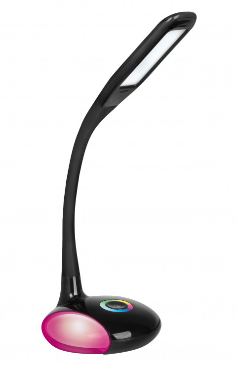 Nowoczesna lampka na biurko wielokolorowa RGB LED Activejet VENUS RGB czarna z funkcją oświetlenia nocnego - Galeria zdjęcie 3
