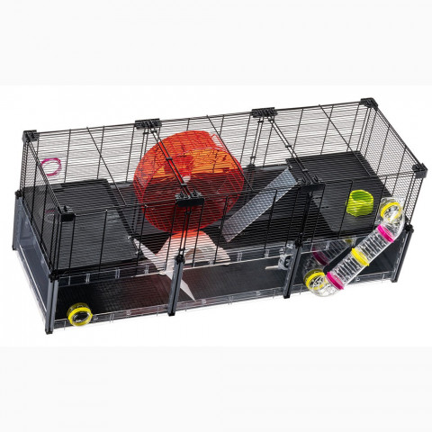 FERPLAST Multipla hamster large - klatka dla gryzoni - 107,5 x 37,5 x 42 cm - Galeria zdjęcie 8