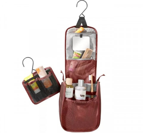 Kosmetyczka turystyczna DEUTER Wash Center I caspia-raisin - Galeria zdjęcie 2