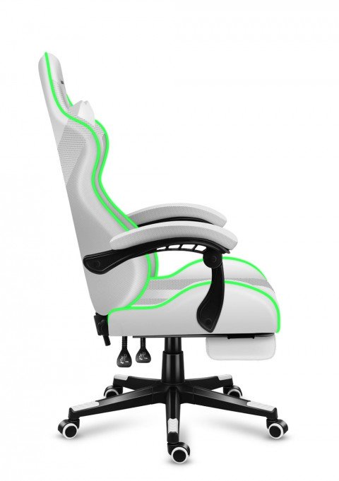 Fotel gamingowy Huzaro Force 4.7 RGB White - Galeria zdjęcie 2