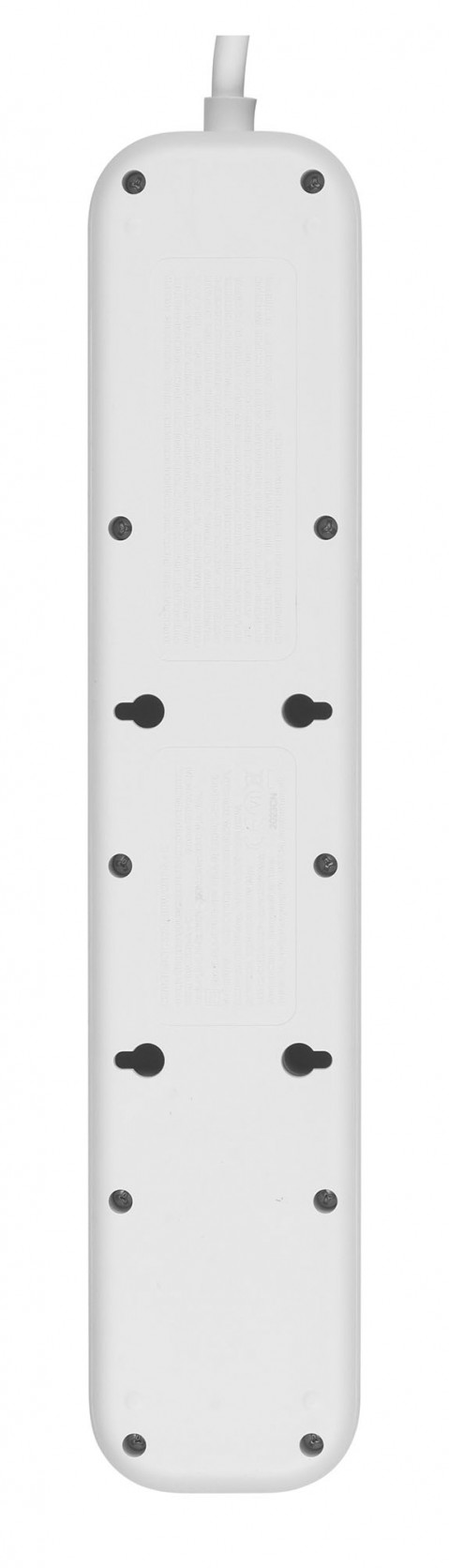 Listwa zasilająca Belkin Power Surge 4-PORT + 1xUSB-A +1xUSB-C 2.4A PD 525J 2m White Schuko - Galeria zdjęcie 4
