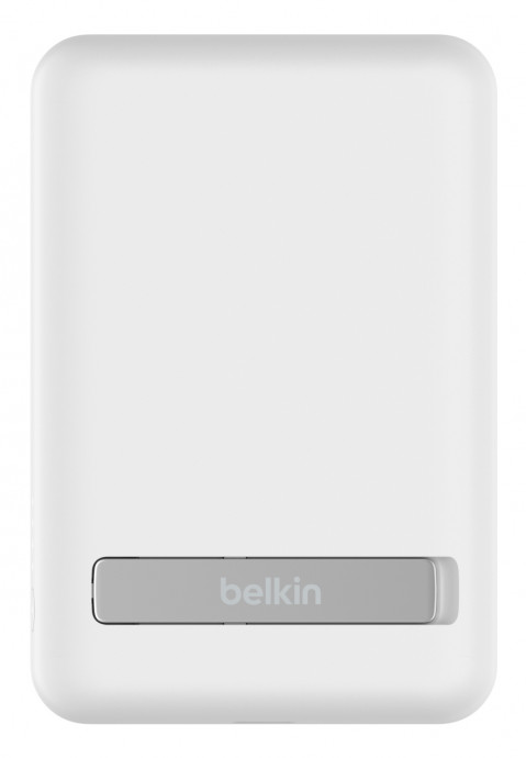 Powerbank bezprzewodowy Belkin BoostCharge Magnetic Wireless Power Bank 5K + Stand MagSafe Compatible 5000mAh 7,5W White - Galeria zdjęcie 6