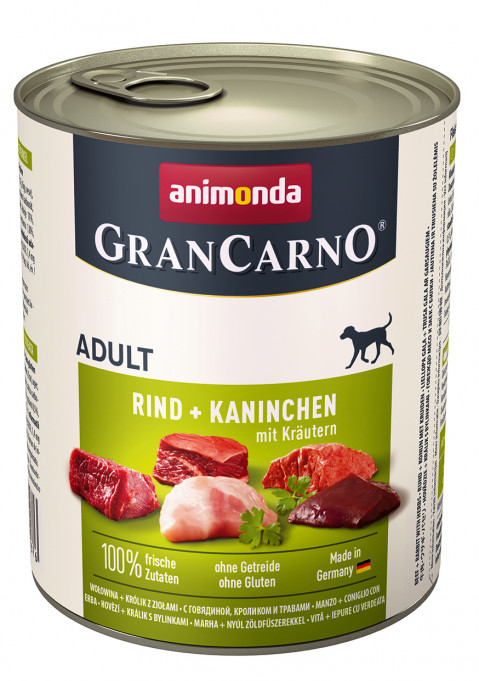 ANIMONDA Grancarno Adult MIX SMAKÓW - mokra karma dla psa - 12x800g - Galeria zdjęcie 4
