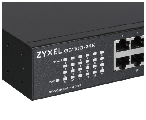 Switch Zyxel GS1100-24E 24p Unmanaged Gigabit - Galeria zdjęcie 5