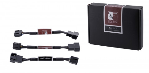 Moc. NOCTUA NA-SRC7 3 szt Low-Noise Adaptors 4-Pin - Galeria zdjęcie 1