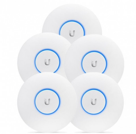 Access Point Wi-Fi 5 Ubiquiti UniFi AC Pro 2.4GHz(3x3)/5GHz(3x3) PoE/Passive48V 2x1G 5pak - Galeria zdjęcie 1