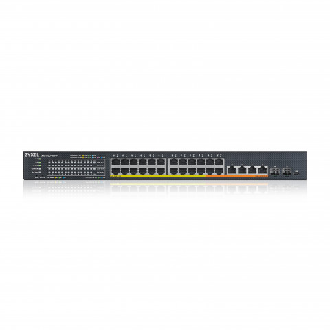 Switch Zyxel XMG1930-30HP 30p PoE (PoE+: 20;PoE++: 8) 700W Managed Multigigabit/10G - Galeria zdjęcie 3