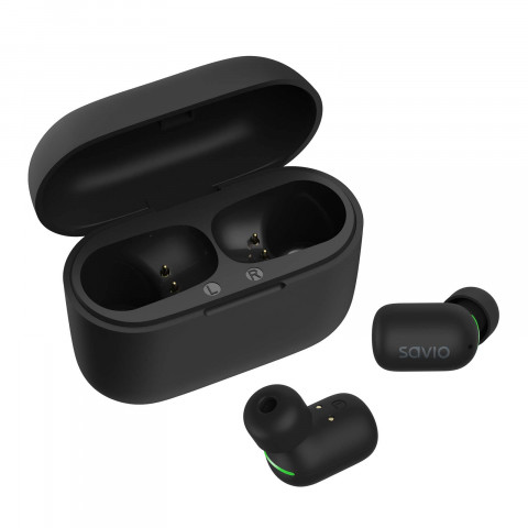 SAVIO BEZPRZEWODOWE SŁUCHAWKI BLUETOOTH IPX TWS-09 - Galeria zdjęcie 3