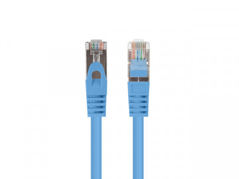 PATCHCORD KAT.6 FTP 1.5M NIEBIESKI FLUKE PASSED LANBERG 10-PACK - Galeria zdjęcie 2