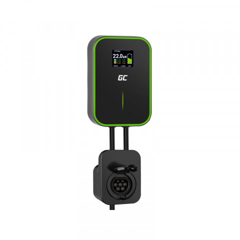 Ładowarka Green Cell Wallbox EV PowerBox 22kW z gniazdem i RFID - Galeria zdjęcie 1