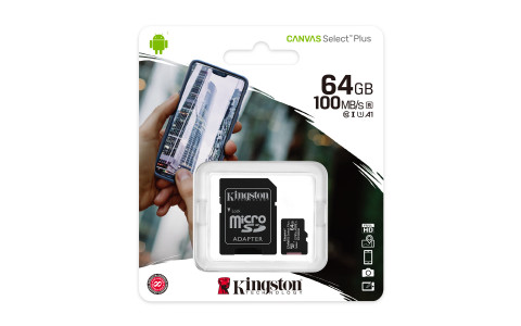 KINGSTON microSDXC Canvas Select Plus 100R + ADP - Galeria zdjęcie 5