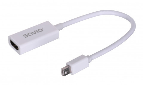 SAVIO ADAPTER MINI DISPLAYPORT MĘSKI - HDMI A ŻEŃSKI CL-57 - Galeria zdjęcie 1