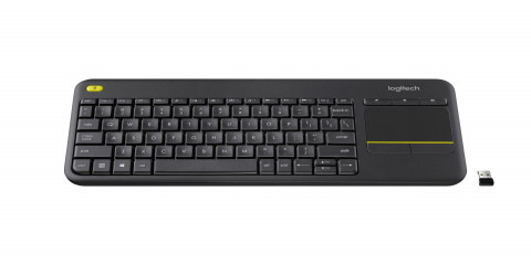 Klawiatura Logitech K400 plus bezprzewodowa, czarna - Galeria zdjęcie 2
