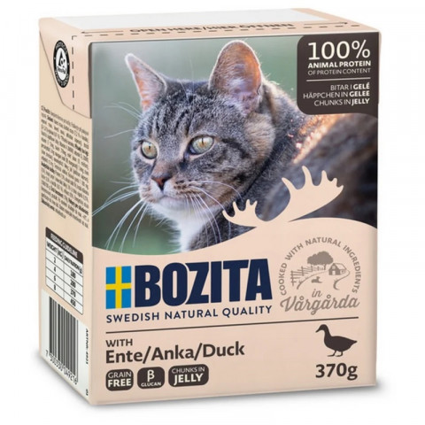 BOZITA kaczka w galaretce - mokra karma dla kota - 370g - Galeria zdjęcie 1