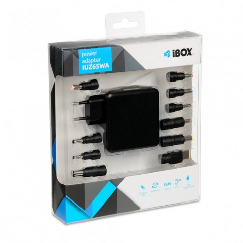 UNIW. ZASILACZ DO LAPTOPA I-BOX IUZ65WA 65W AUTO - Galeria zdjęcie 5
