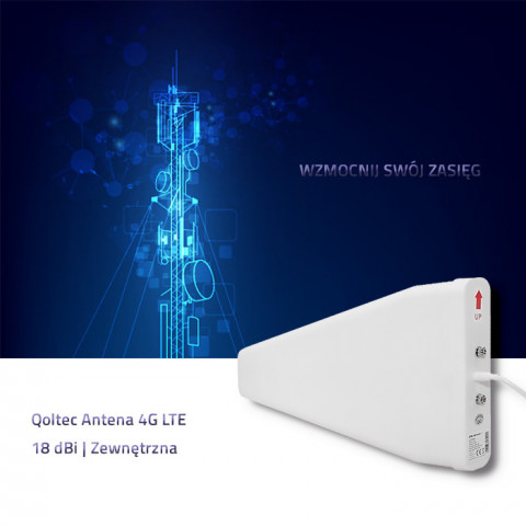 QOLTEC ANTENA 4G LTE | 18DBI | ZEWNĘTRZNA - Galeria zdjęcie 2