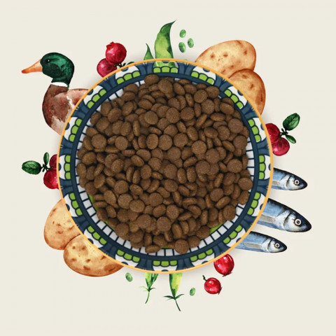 EDEN Kaczka i Sardynka - sucha karma dla kota - 1,5kg - Galeria zdjęcie 3
