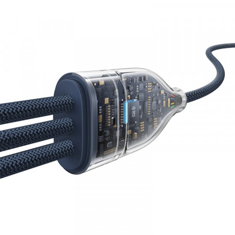 Kabel Baseus Flash Series 3 100W 1,5m (niebieski) - Galeria zdjęcie 4