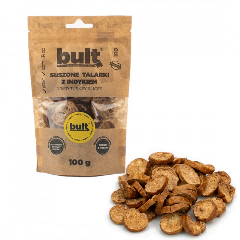 BULT Suszone talarki z indykiem - przysmak dla psa - 100g - Galeria zdjęcie 3