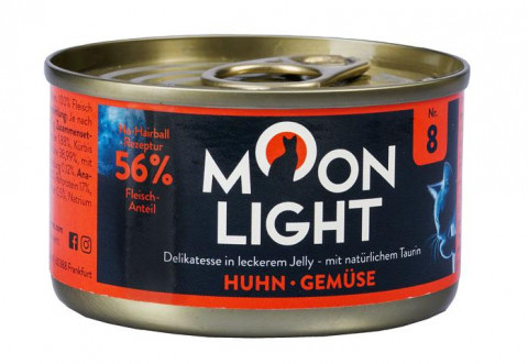 MOONLIGHT Dinner Nr 8 Kurczak z warzywami - mokra karma dla kota - 80g - Galeria zdjęcie 1