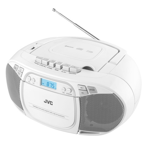 Radioodtwarzacz JVC RC-E451W Boombox white - Galeria zdjęcie 5