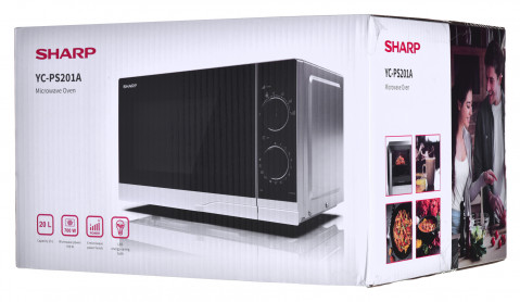 Kuchenka mikrofalowa SHARP YC-PS201AE-S - Galeria zdjęcie 7