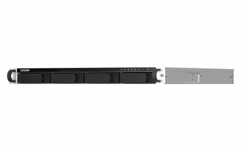 Qnap TS-464U-8G, 1U, 4 x 2.5"/3.5" SATA , Intel Celeron N5105/N5095 4C/4T, 8GB RAM onboard (not expandable), 2 x 2.5GbE, Single PSU (not upgradeable to RP) - Galeria zdjęcie 5