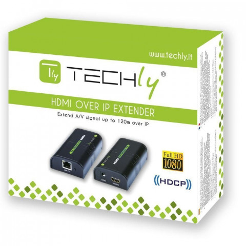 TECHLY ODBIORNIK EXTENDER HDMI PO SKRĘTCE OVER IP - Galeria zdjęcie 6