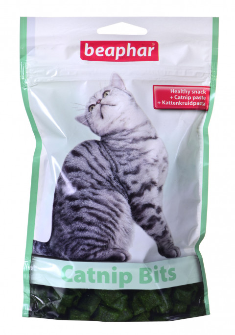 Beaphar Catnip Bits - przysmak dla kotów z kocimiętką - 150 g - Galeria zdjęcie 1