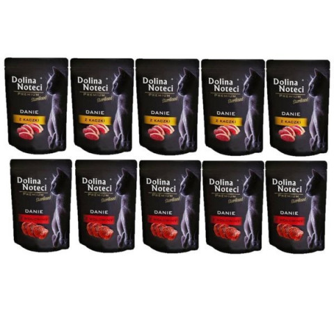 DOLINA NOTECI Premium Sterilised MIX SMAKÓW - mokra karma dla kotów sterylizowanych - 10x85g - Galeria zdjęcie 1