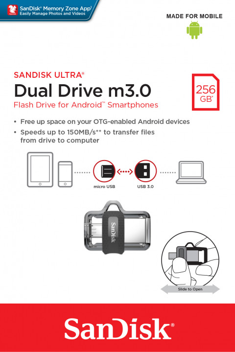 SANDISK ULTRA DUAL DRIVE m3.0 256GB - Galeria zdjęcie 7
