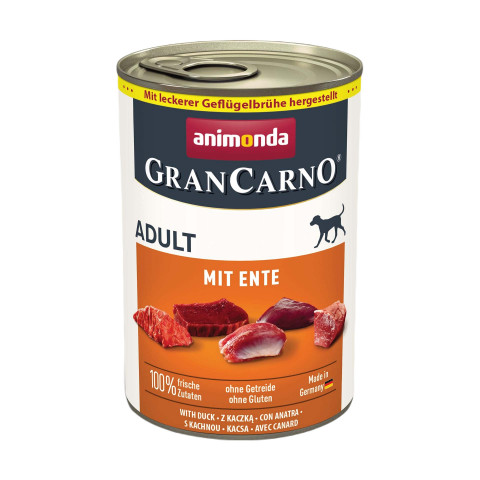 ANIMONDA GranCarno Adult z Kaczką - mokra karma dla psa - 400g - Galeria zdjęcie 1